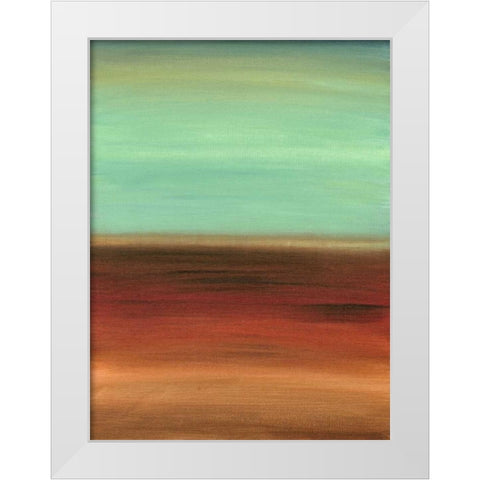 Geologic Sequence I White Modern Wood Framed Art Print by Harper, Ethan