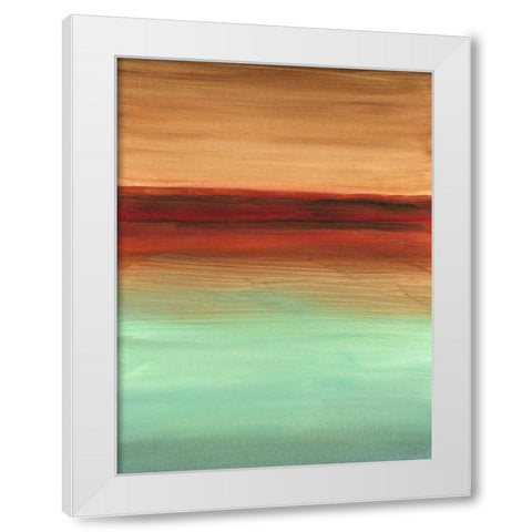 Geologic Sequence II White Modern Wood Framed Art Print by Harper, Ethan