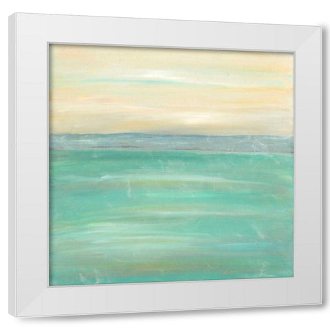 Serenity I White Modern Wood Framed Art Print by Holland, Julie