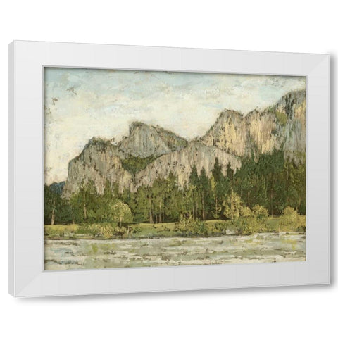 Western Landscape I White Modern Wood Framed Art Print by Meagher, Megan