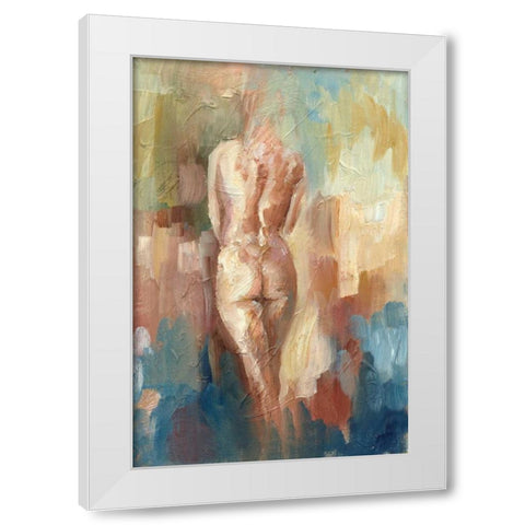 Amanda I White Modern Wood Framed Art Print by Harper, Ethan