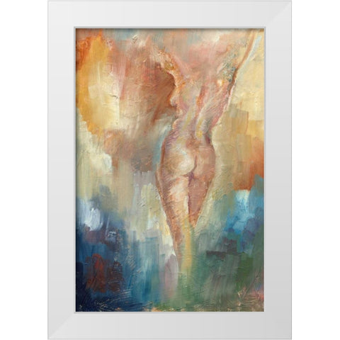 Amanda II White Modern Wood Framed Art Print by Harper, Ethan