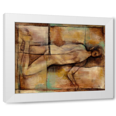 Abstract Proportions II White Modern Wood Framed Art Print by Goldberger, Jennifer