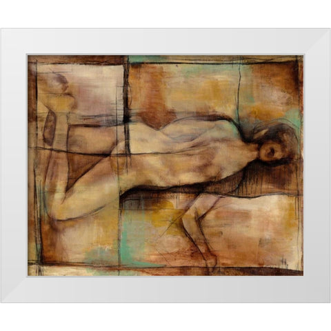 Abstract Proportions II White Modern Wood Framed Art Print by Goldberger, Jennifer