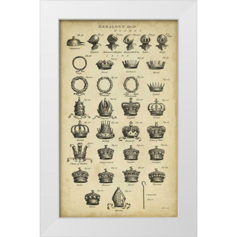 Encyclopediae IV White Modern Wood Framed Art Print by Chambers