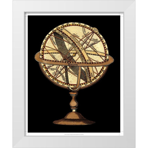 Sphere of the World II White Modern Wood Framed Art Print by Vision Studio