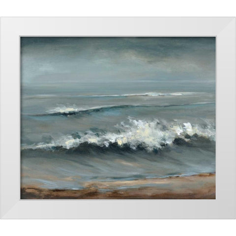 Breaking Away White Modern Wood Framed Art Print by Long, Christina