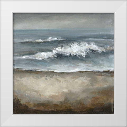 Tears from the Sea White Modern Wood Framed Art Print by Long, Christina