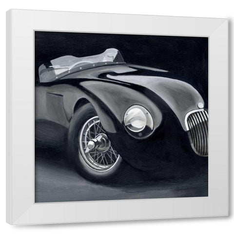 Black and Chrome I White Modern Wood Framed Art Print by Harper, Ethan
