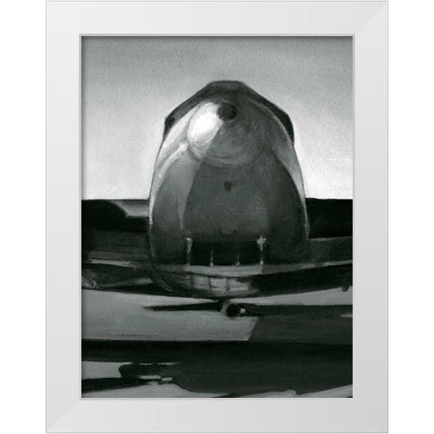 Vintage Flight II White Modern Wood Framed Art Print by Harper, Ethan