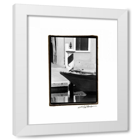 Waterways of Venice I White Modern Wood Framed Art Print by DeNardo, Laura