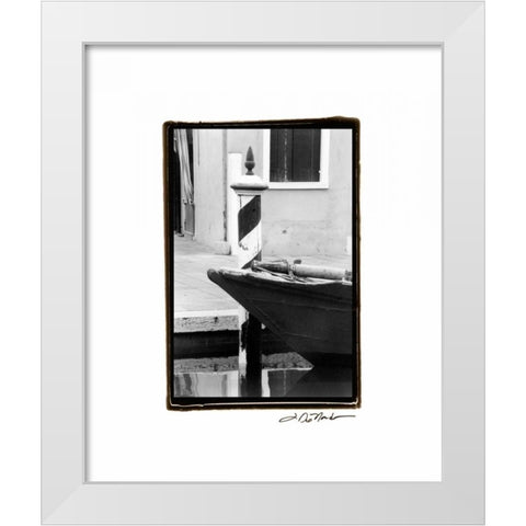 Waterways of Venice I White Modern Wood Framed Art Print by DeNardo, Laura