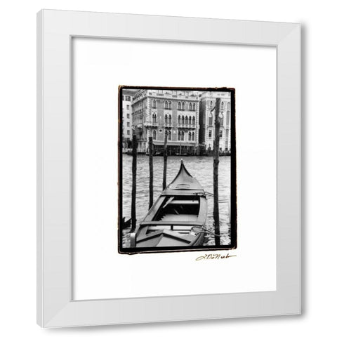 Waterways of Venice III White Modern Wood Framed Art Print by DeNardo, Laura