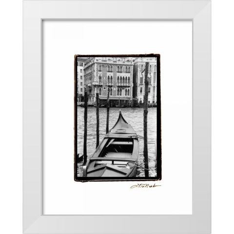 Waterways of Venice III White Modern Wood Framed Art Print by DeNardo, Laura