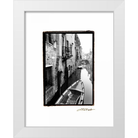 Waterways of Venice V White Modern Wood Framed Art Print by DeNardo, Laura