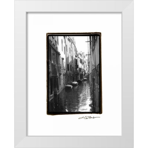 Waterways of Venice VII White Modern Wood Framed Art Print by DeNardo, Laura