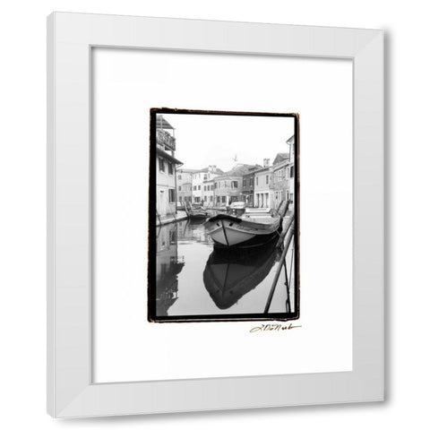 Waterways of Venice VIII White Modern Wood Framed Art Print by DeNardo, Laura
