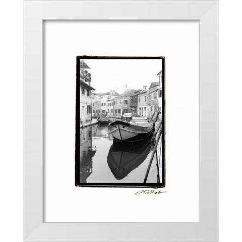 Waterways of Venice VIII White Modern Wood Framed Art Print by DeNardo, Laura