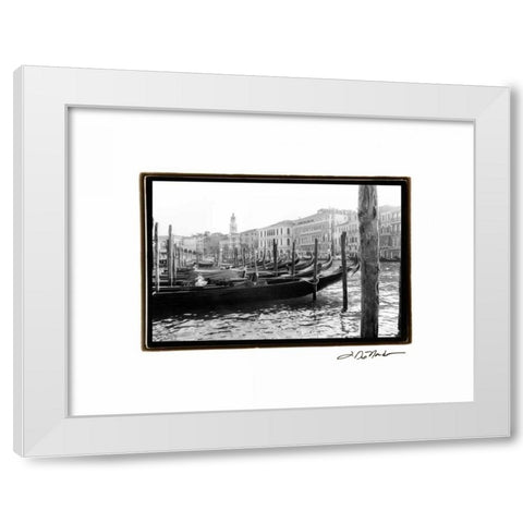 Waterways of Venice IX White Modern Wood Framed Art Print by DeNardo, Laura
