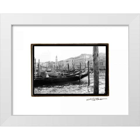 Waterways of Venice IX White Modern Wood Framed Art Print by DeNardo, Laura