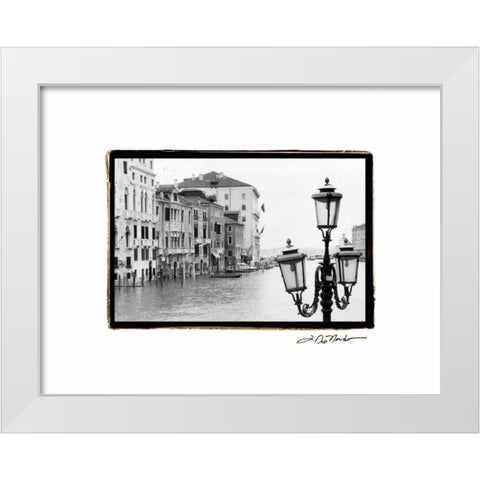 Waterways of Venice XI White Modern Wood Framed Art Print by DeNardo, Laura