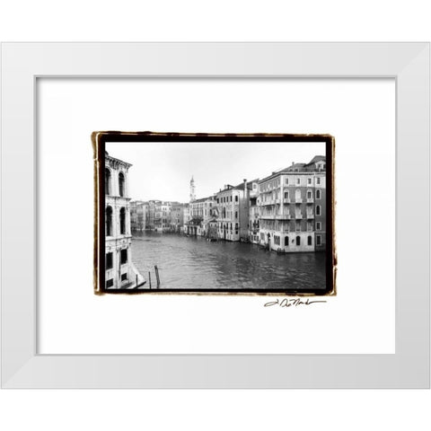 Waterways of Venice XII White Modern Wood Framed Art Print by DeNardo, Laura
