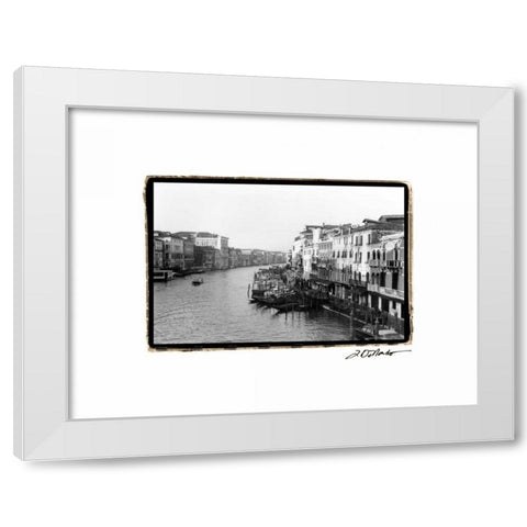 Waterways of Venice XIII White Modern Wood Framed Art Print by DeNardo, Laura