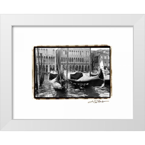 Waterways of Venice XIV White Modern Wood Framed Art Print by DeNardo, Laura