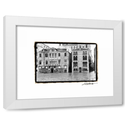 Waterways of Venice XVI White Modern Wood Framed Art Print by DeNardo, Laura