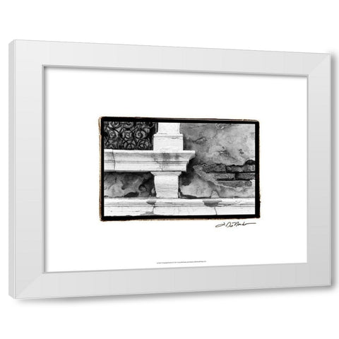 A Venetian Stroll III White Modern Wood Framed Art Print by DeNardo, Laura