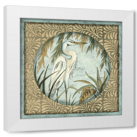 Quiet Elegance I White Modern Wood Framed Art Print by Slocum, Nancy