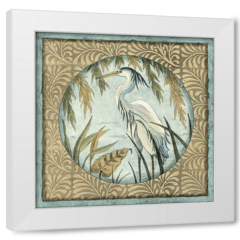 Quiet Elegance II White Modern Wood Framed Art Print by Slocum, Nancy
