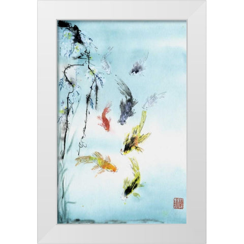Recess White Modern Wood Framed Art Print by Parker, Nan Rae
