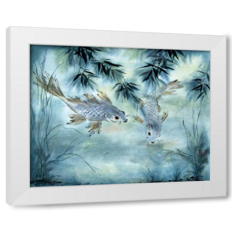 Carpe Diem White Modern Wood Framed Art Print by Parker, Nan Rae