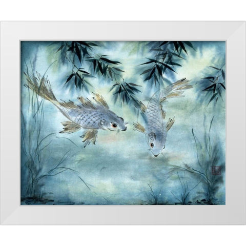 Carpe Diem White Modern Wood Framed Art Print by Parker, Nan Rae