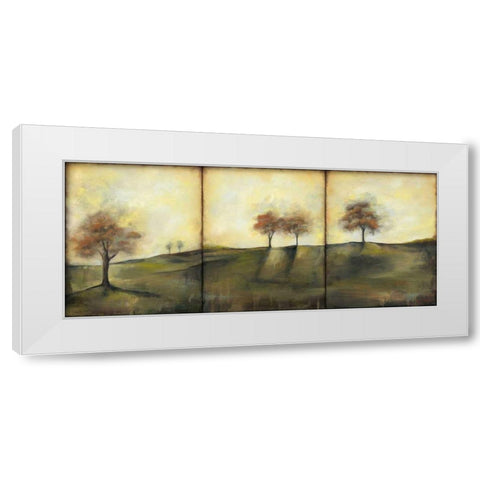 Autumnal Meadow II White Modern Wood Framed Art Print by Goldberger, Jennifer