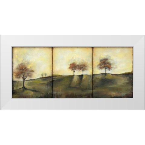 Autumnal Meadow II White Modern Wood Framed Art Print by Goldberger, Jennifer