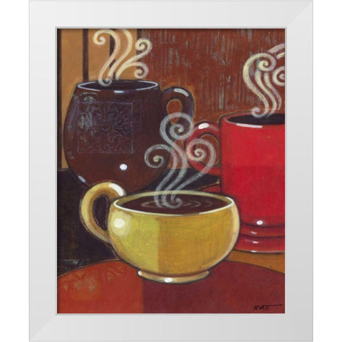 Wake Up Call I White Modern Wood Framed Art Print by Wyatt Jr., Norman