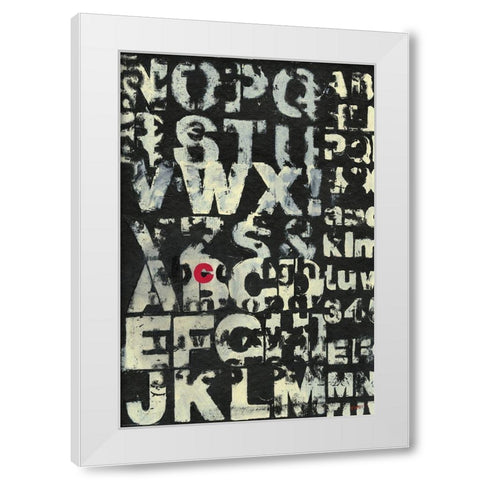 See White Modern Wood Framed Art Print by Wyatt Jr., Norman