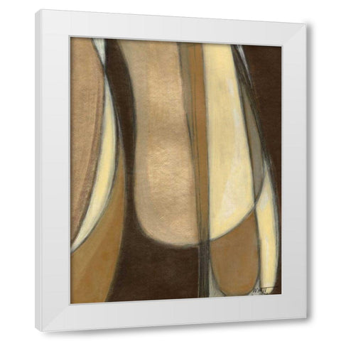 Voyage I White Modern Wood Framed Art Print by Wyatt Jr., Norman