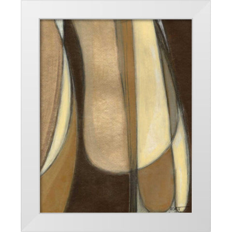 Voyage I White Modern Wood Framed Art Print by Wyatt Jr., Norman