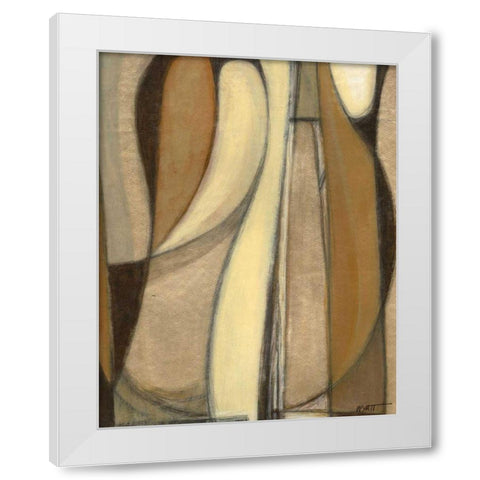 Voyage II White Modern Wood Framed Art Print by Wyatt Jr., Norman
