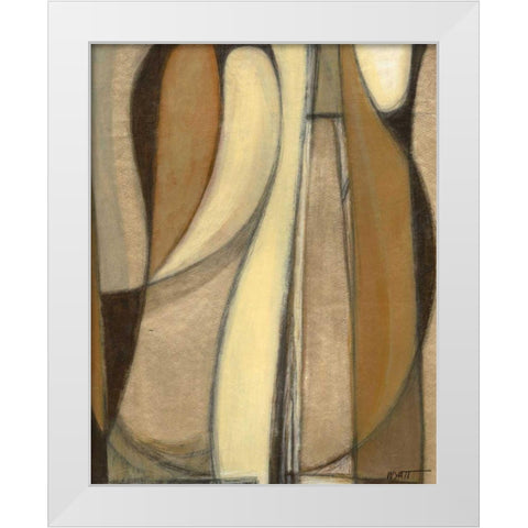 Voyage II White Modern Wood Framed Art Print by Wyatt Jr., Norman