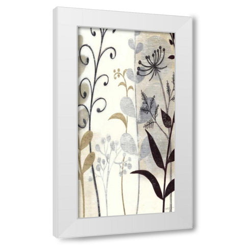 Zephyr I White Modern Wood Framed Art Print by Wyatt Jr., Norman