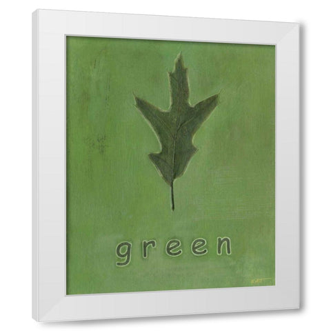 Going Green I White Modern Wood Framed Art Print by Wyatt Jr., Norman