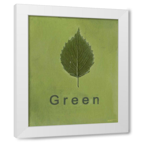 Going Green II White Modern Wood Framed Art Print by Wyatt Jr., Norman