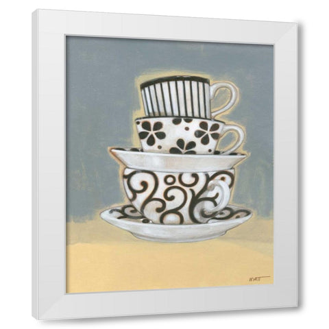 The Last Drop I White Modern Wood Framed Art Print by Wyatt Jr., Norman