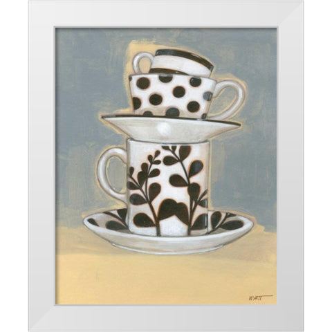 The Last Drop II White Modern Wood Framed Art Print by Wyatt Jr., Norman