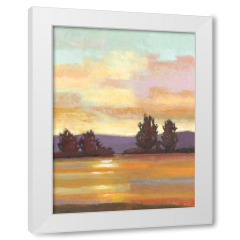 Canyon River II White Modern Wood Framed Art Print by Wyatt Jr., Norman