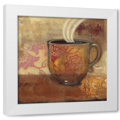 Rich and Smooth IV White Modern Wood Framed Art Print by Wyatt Jr., Norman